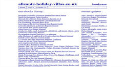 Desktop Screenshot of alicante-holiday-villas.co.uk